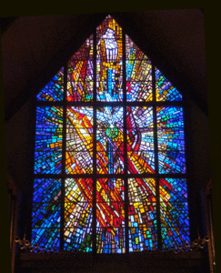 spencerville church sanctuary nave window