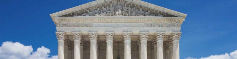 The Supreme Court building in Washington D.C.